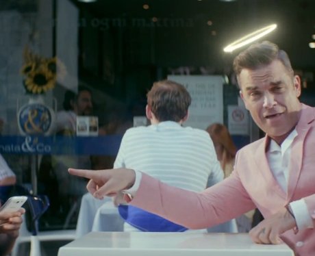Robbie Williams Candy music video still
