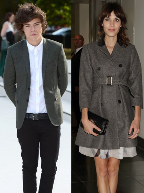 Harry Styles and Alexa Chung London Fashion Week