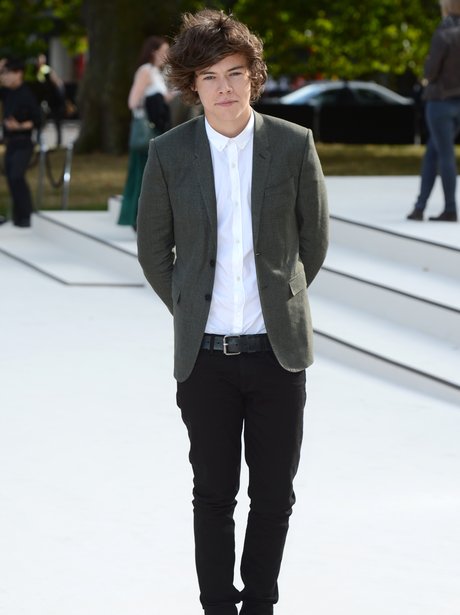Harry Styles at London Fashion Week.