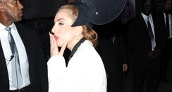 Lady Gaga weraing Micky Mouse Ears