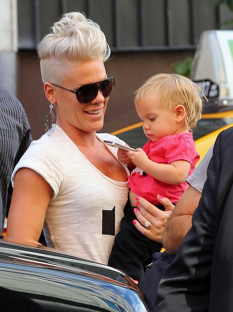 Pink with daughter willow