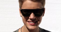 Justin Bieber wearing sunglasses