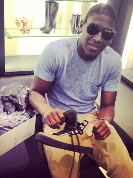 Labrinth shopping for trainers