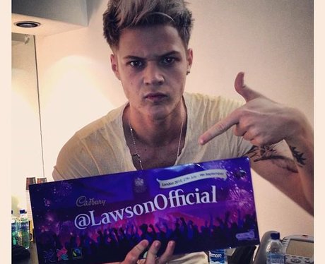 Lawson chocolate bar on twitter
