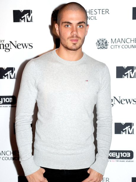 Max George attends a concert by Alicia Keys