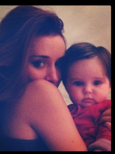Una Healy and Baby Aoife
