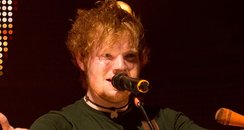 Ed Sheeran performs in America
