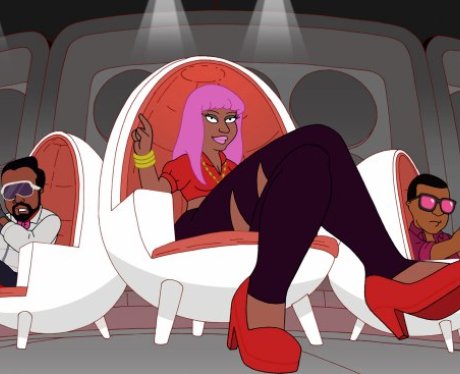 Bruno Mars and Nicki Minaj on The Cleveland Show.