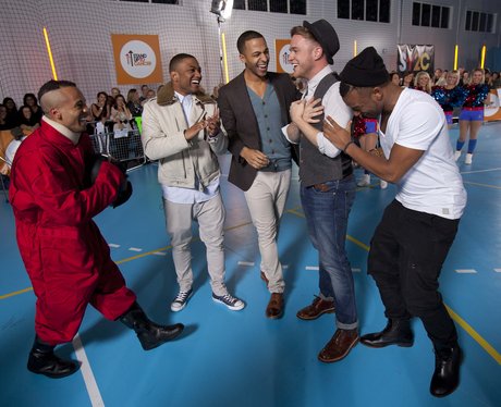 JLS and Olly Murs prank