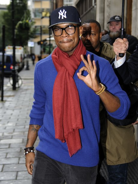Ne-Yo in central London after The X Factor UK.