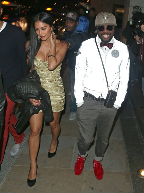 Nicole Scherzinger and Will.i.am at Cheryl's after party.