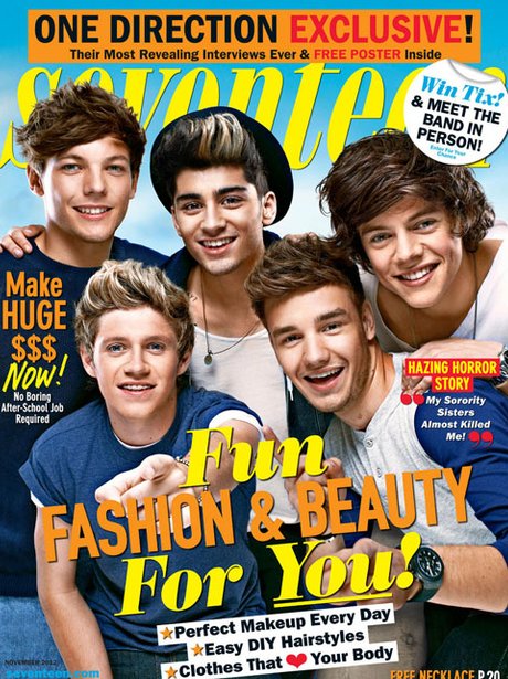 One Direction 'Seventeen' Magazine