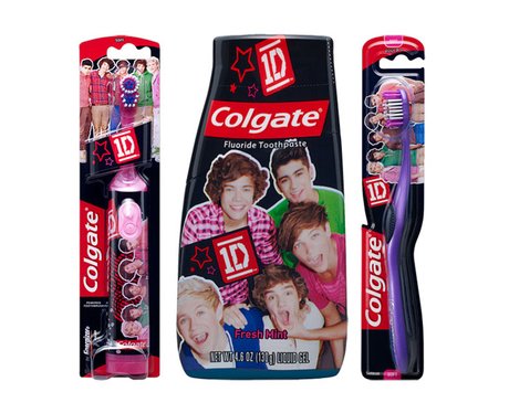 One Direction's new dental care range.