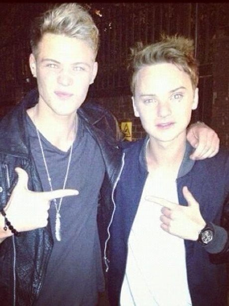 Ryan Fletcher from Lawson and Conor Maynard.