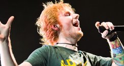 Ed Sheeran performs in London