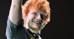 Ed Sheeran performs in London