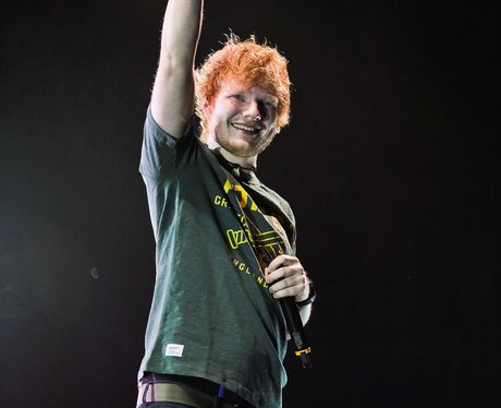 Ed Sheeran performs in London.