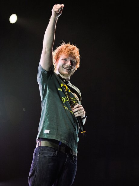 Ed Sheeran performs in concert