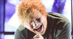 Ed Sheeran performs in London