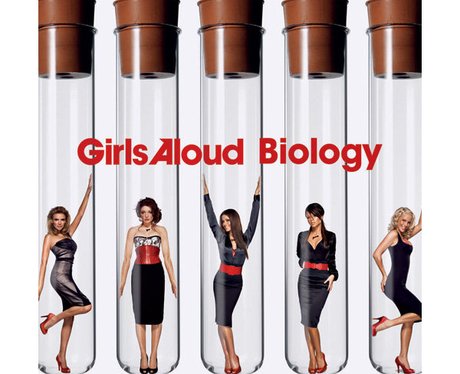 Girls Aloud's 'Biology' single cover.