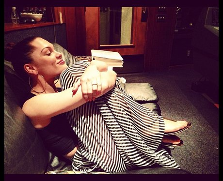 Jessie J in the studio