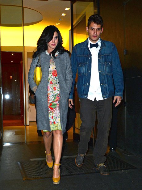 Katy Perry and John Mayer celebrate his birthday.