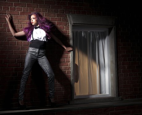 Little Mix shoot their music video for 'DNA'