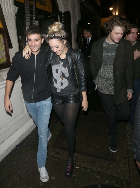 The Wanted's Tom Parker and his girlfriend.
