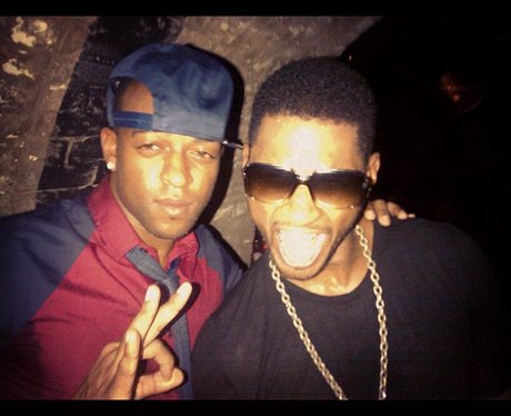 Usher and Oritse from JLS