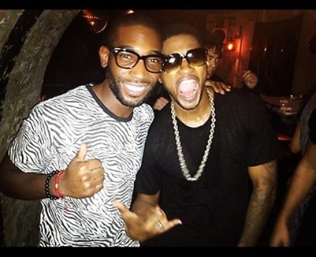Usher with Tinie Temaph