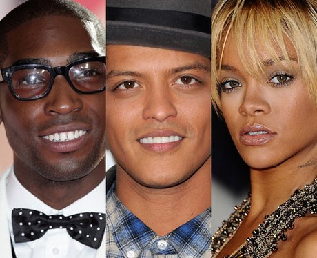 Tinie Tempah, Bruno Mars, Rihanna