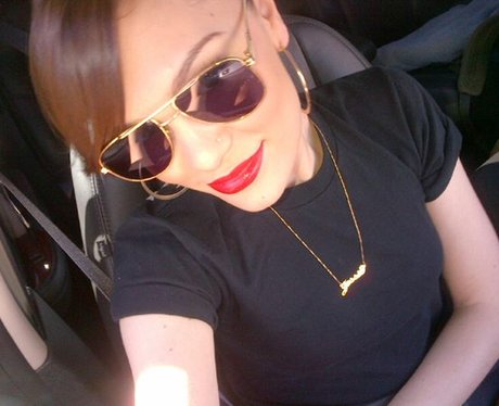 Jessie J wearing sunglasses