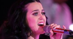 Katy Perry performs at a campaign rally for Presid