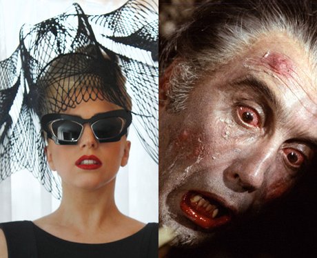 Lady Gaga or Dracula.