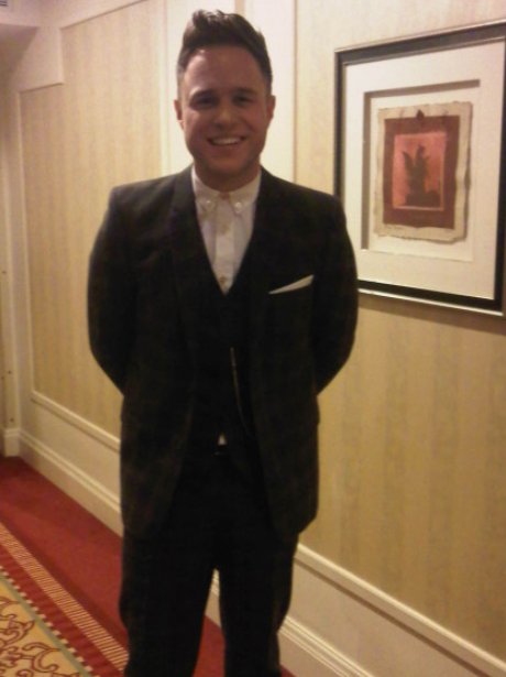 Olly Murs wearing a suit