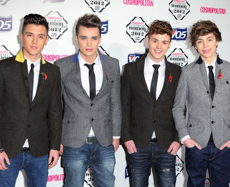 Union J attends The Cosmopolitan Ultimate Woman Of The Year Awards.
