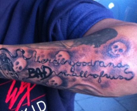 Aston Merrygold new tattoo