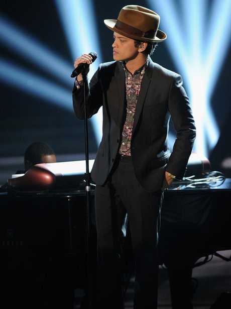 Bruno Mars performs during the 2012 Victoria's Secret Show