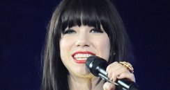 Carly Rae Jepsen performs on stage