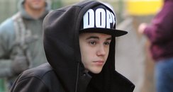 Justin Bieber goes to rehearse at Victoria's Secre