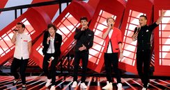 One Direction perform on American X Factor 2012