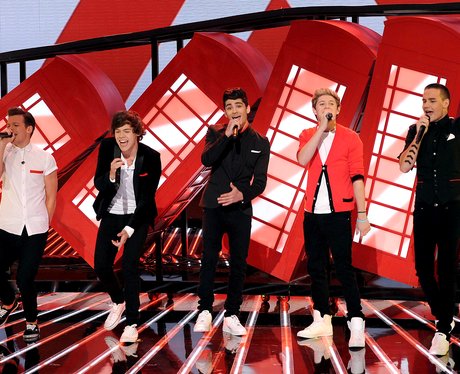 One Direction perform on American X Factor 2012