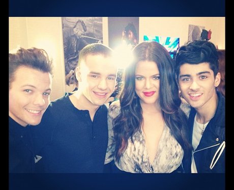 One Direction With Khloe Kardashian