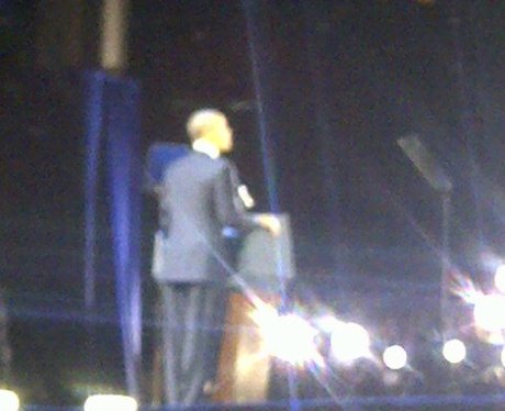 Will.i.am at Barack Obama's re-elect