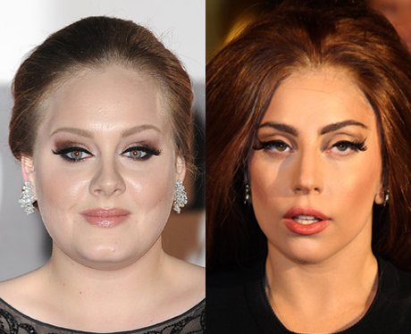 Adele and Lady Gaga
