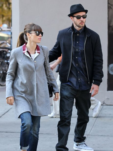 Justin Timbrelake and Jessica Biel together
