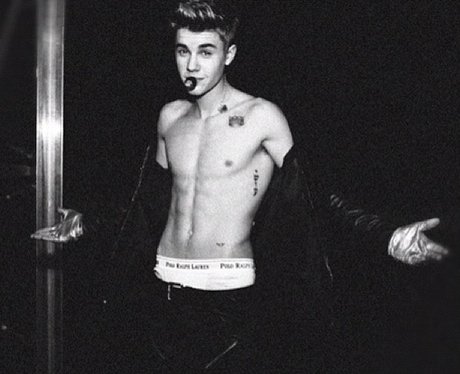Justin Bieber Topless 2012