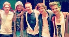 One Direction and Johnny Depp