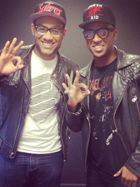 Oritse wih his younger brother