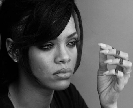 Rihanna staring